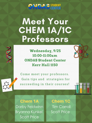 Meet Your Chem 1A/1C Professors